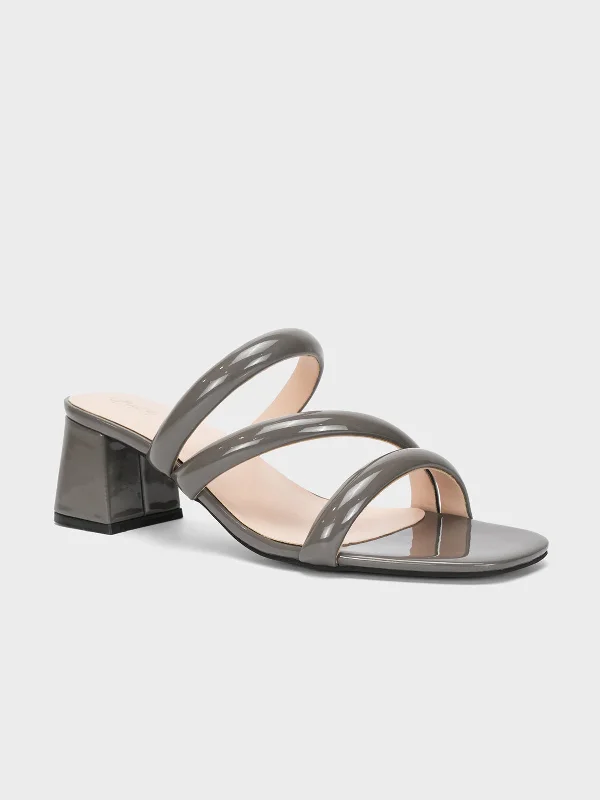 Womens ""NEREUS"" Patent Casual Sandals