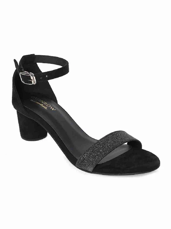 Zelda Black Block Heel