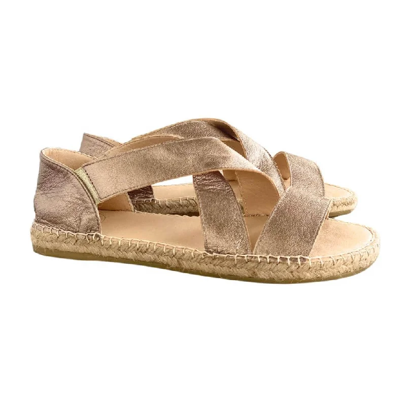 Beach Espadrille in Bronze