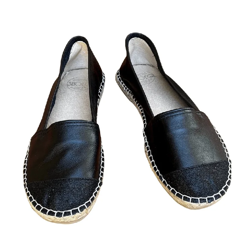 Classic Espadrille in Midnight Glitter