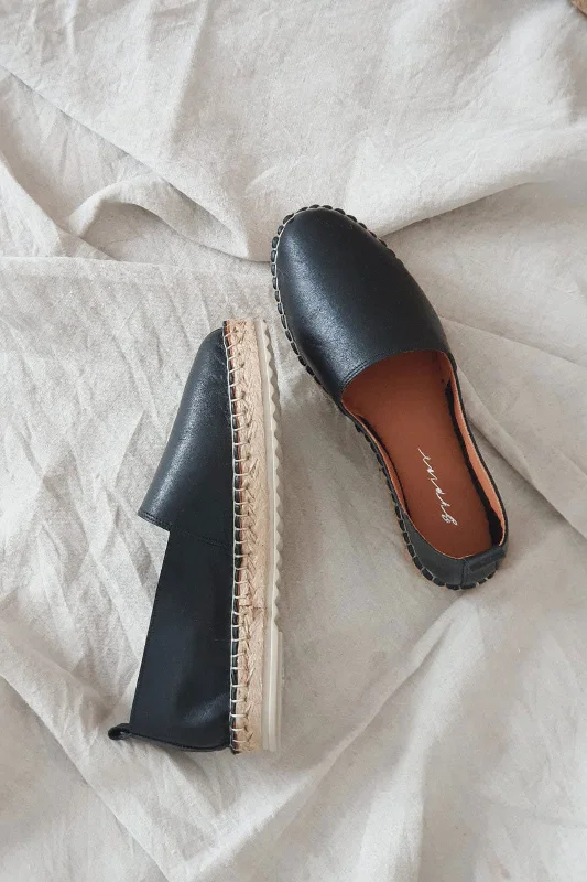 BYPIAS espadrille, black