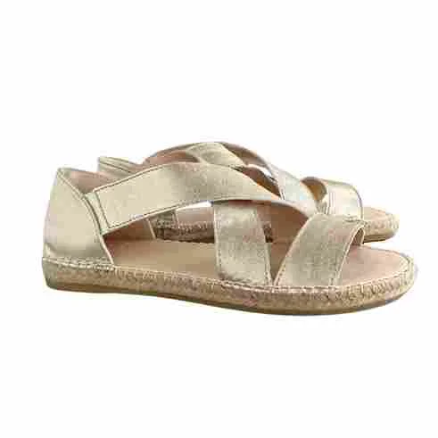 Beach Espadrille in Champagne