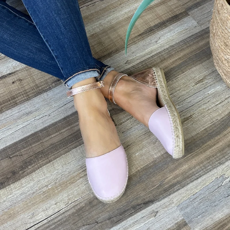 City Espadrille in Rose Blush