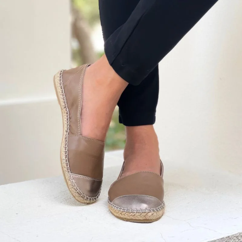 Classic Espadrille in Bronzed Mocha