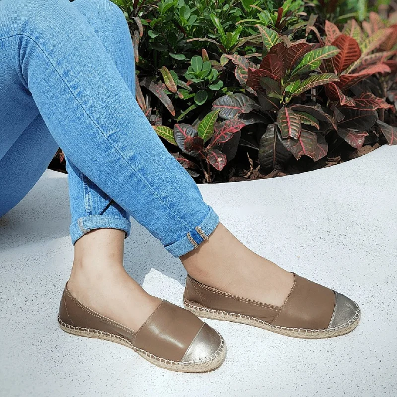 Classic Espadrille in Bronzed Mocha