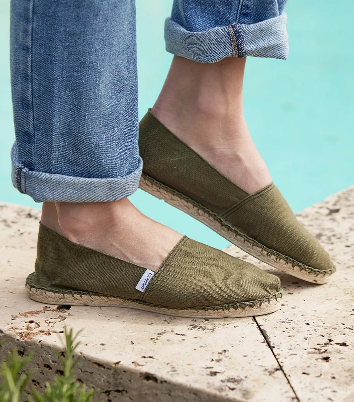 Espadrille Femme Kaki