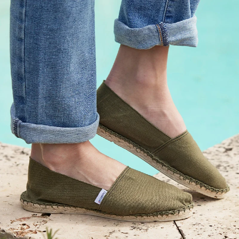 Espadrille Femme Kaki