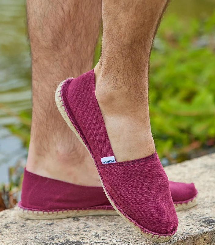 Espadrille Homme Bordeaux