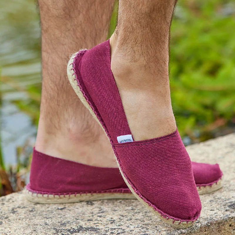 Espadrille Homme Bordeaux