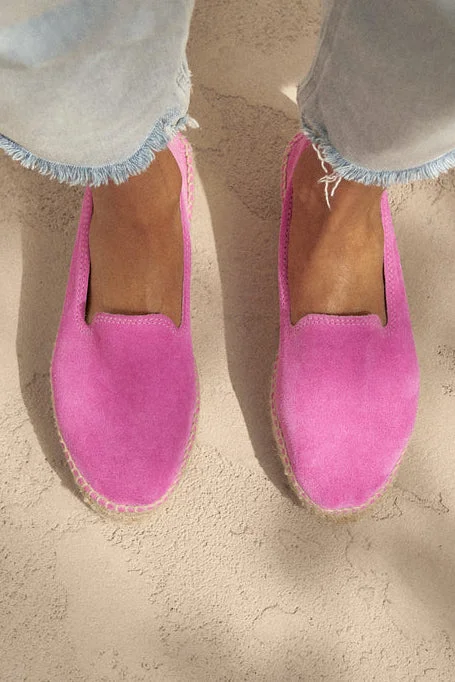 Hamptons espadrilles, pink