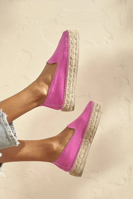 Hamptons espadrilles, pink