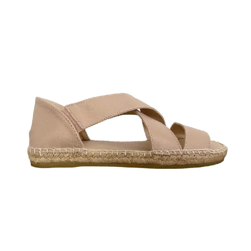 Beach Espadrille in Sand Leather