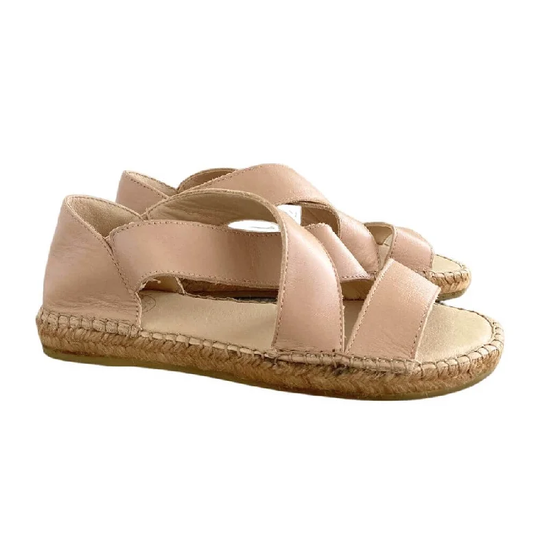 Beach Espadrille in Sand Leather