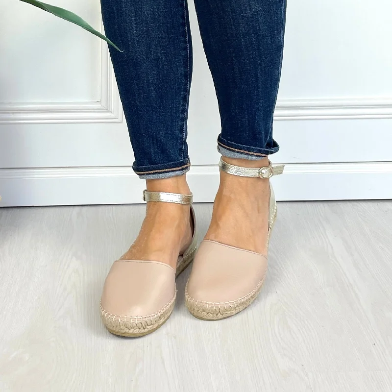 City Espadrille in Sandy Champagne