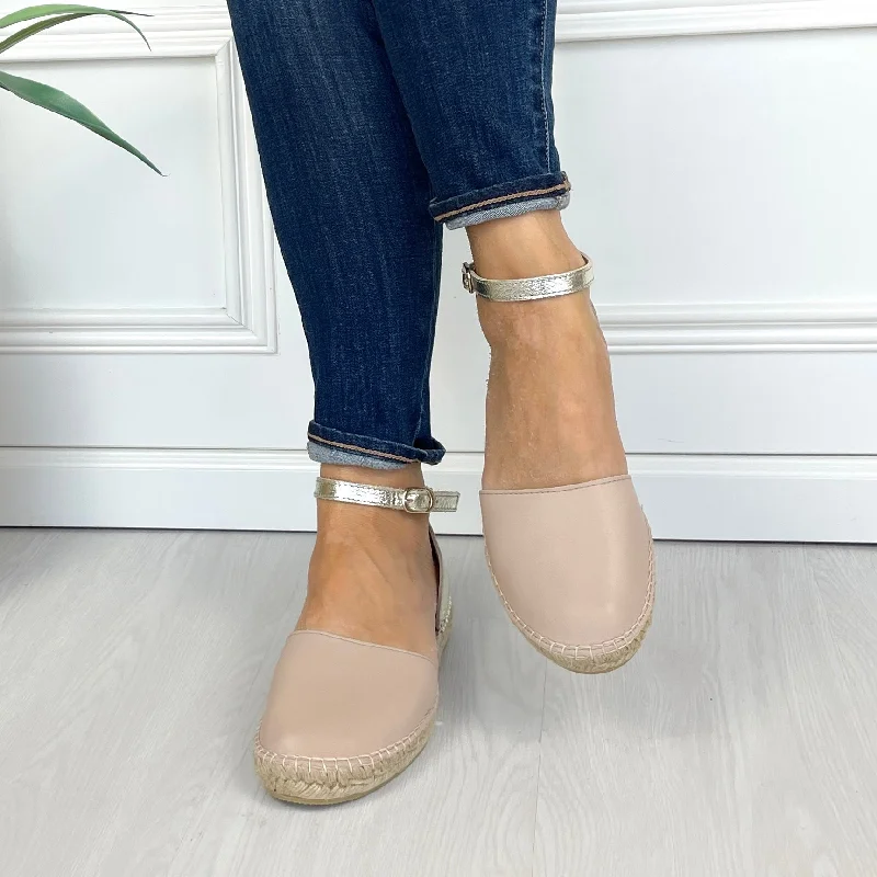 City Espadrille in Sandy Champagne