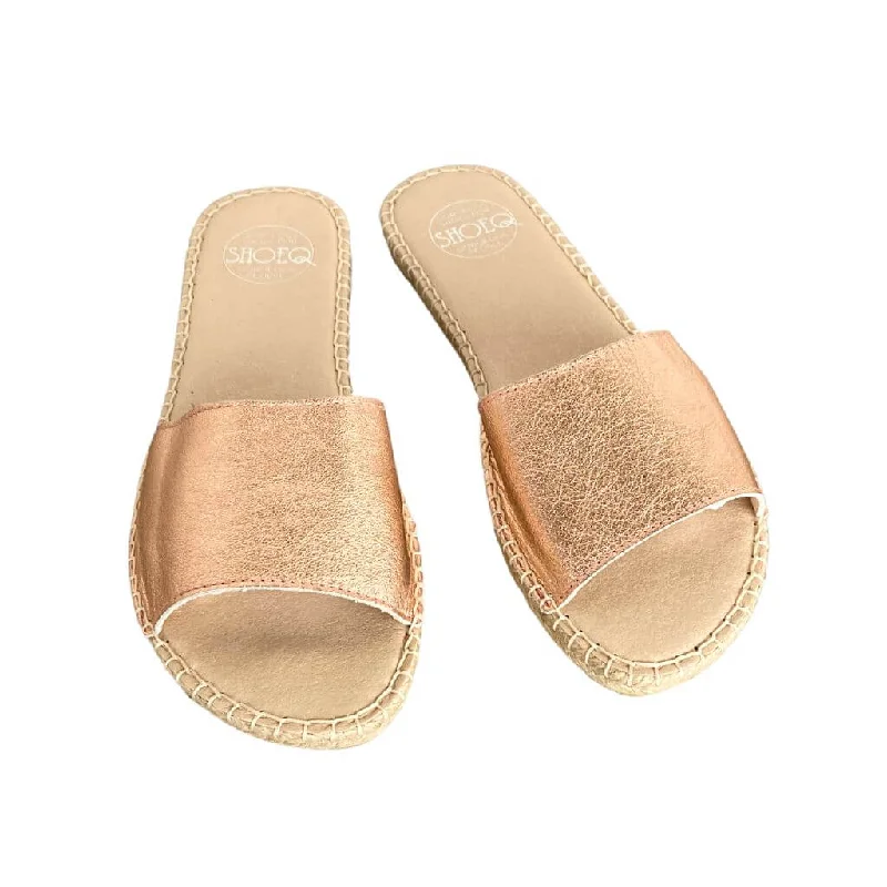 Summer Espadrille in Rose Gold