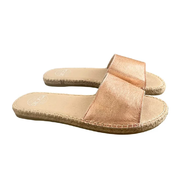 Summer Espadrille in Rose Gold