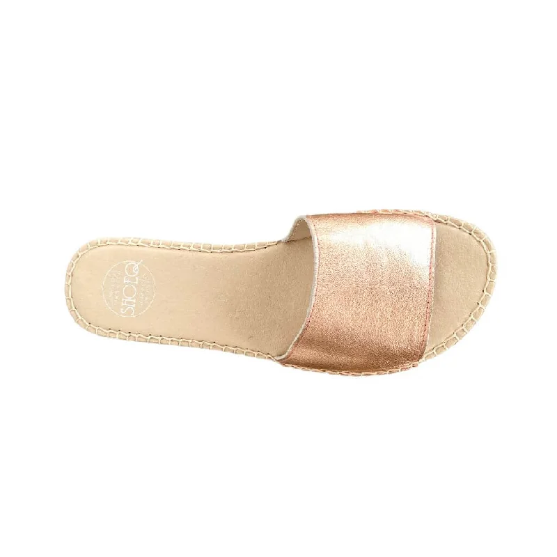 Summer Espadrille in Rose Gold