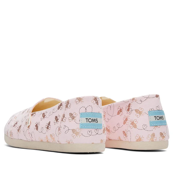 TOMS PINK BEE MINE ESPADRILLES