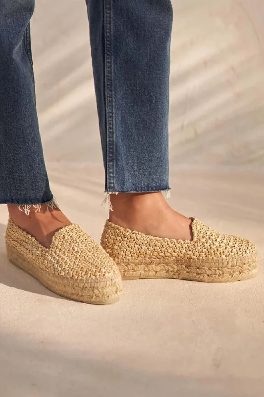 Yucatán espadrilles, raffia