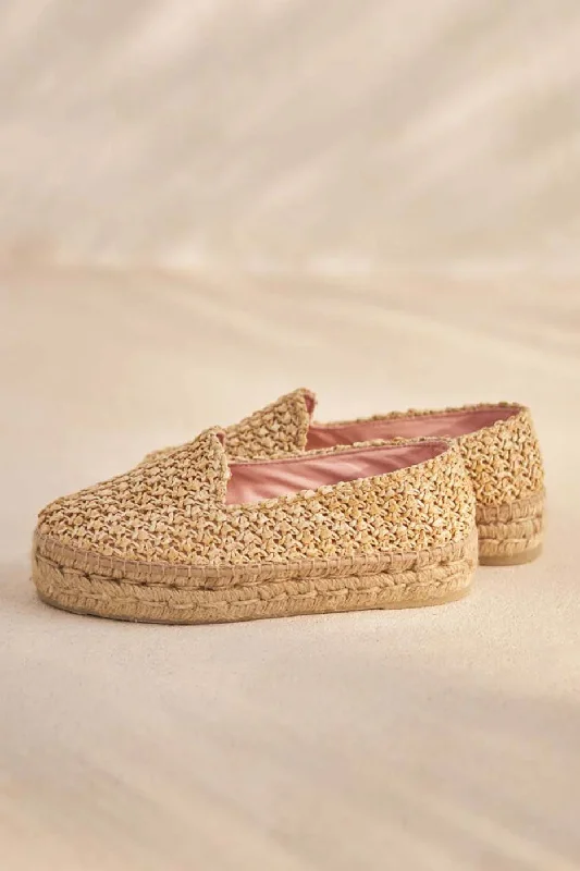 Yucatán espadrilles, raffia