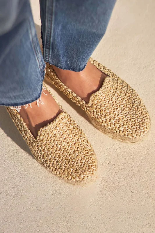 Yucatán espadrilles, raffia